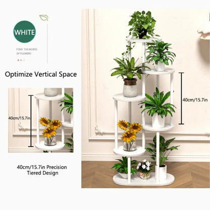Plant Stand and Flower Stand Storage Shelf 4/5/6 Tier Flower Shelf Planter Rack Storage Organizer Display Indoor Garden Balcony
