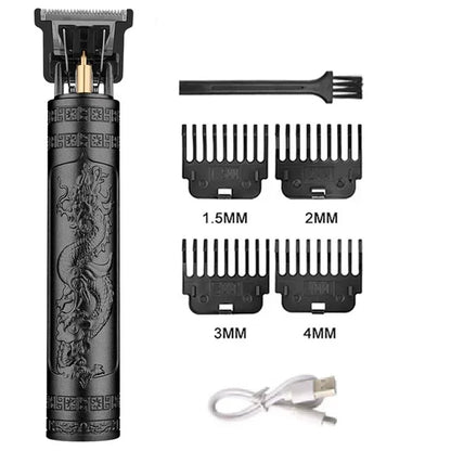 Adjustable Hair Trimmer T9 Vintage Hair Clipper Electric Beard Trimmer Hair Length Adjustable Haircut Machine Kit Boyfriend Gift