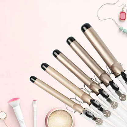 Electric Heating Curly Hair Stick Curling Iron Hair Straightener Wave Waver Beauty Salon Styling Tool Appliances Crimping Iron