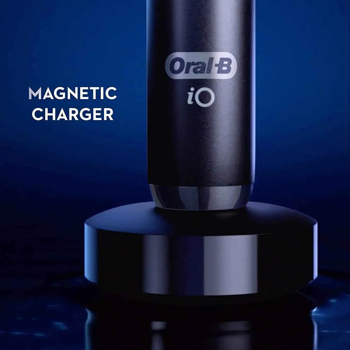 Oral-B iO7 Smart Electric Toothbrush with 5 Cleaning Modes Magnetic Technology App Connected Handle with Brush Head Travel Case