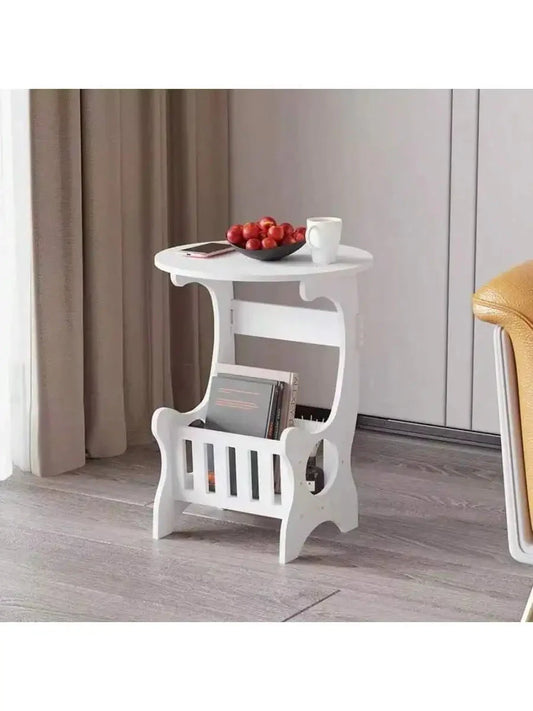 Multi Functional Bedside Table With Book And Magazine Storage