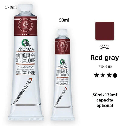 Marie's Oil Paint 170ML Oil Painting Art Creation Pigment Large Oil Paint Paint Single Commonly Used 24 Colors