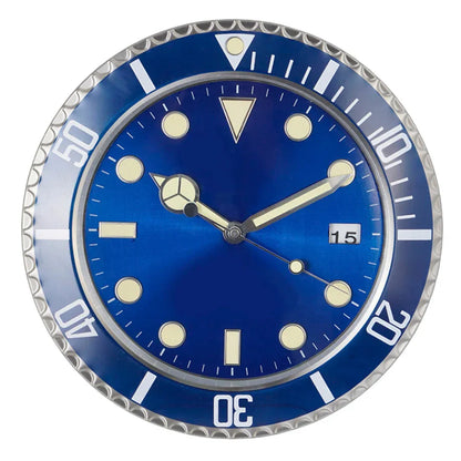 Metal Creative Art Design Digital Luminescent Clock 13"