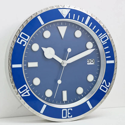 Metal Creative Art Design Digital Luminescent Clock 13"