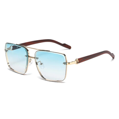 Square Sunglasses For Men Vacation Fashion Glasses Wooden Sunglasses Women Trendy Shades Vintage Gafas De Sol Hombre Zonnebril