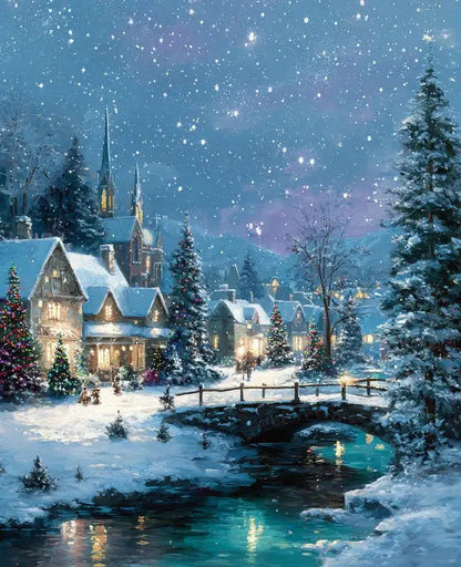 PhotoCustom Paint By Number Outdoor Scenery Kit Drawing On Canvas Diy Christmas Gift For Living Room Decora