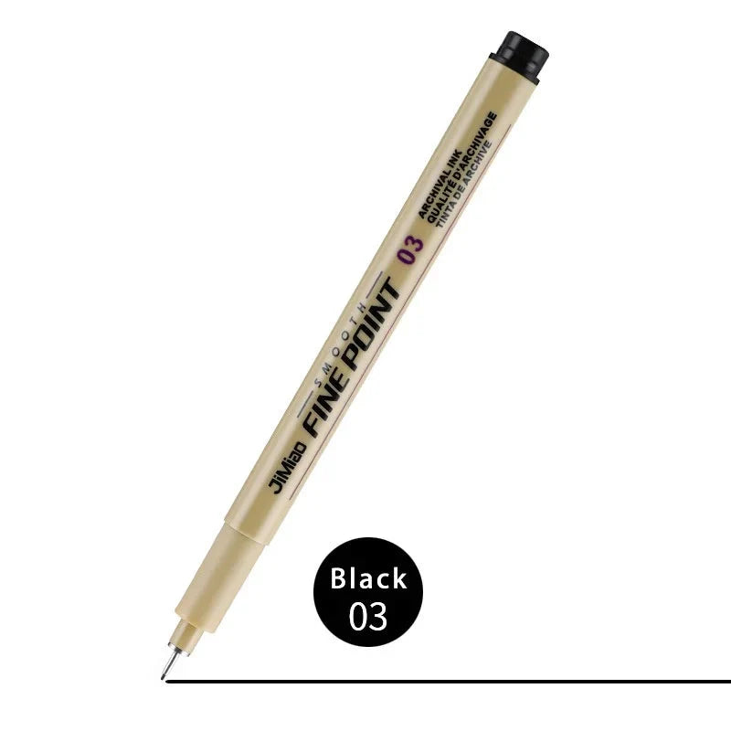 Line Drawing Pen Art Pigment Ink Drawing Waterproof Art Architecture School Supplies Paint Brushes Pinceles Painting Supplies