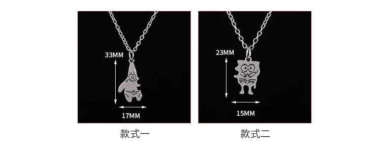 2 Pcs/ Set Fashion Best Friends Honey Love Couple Pendant Necklace Choker Gift Friendship Jewelry Wholesale