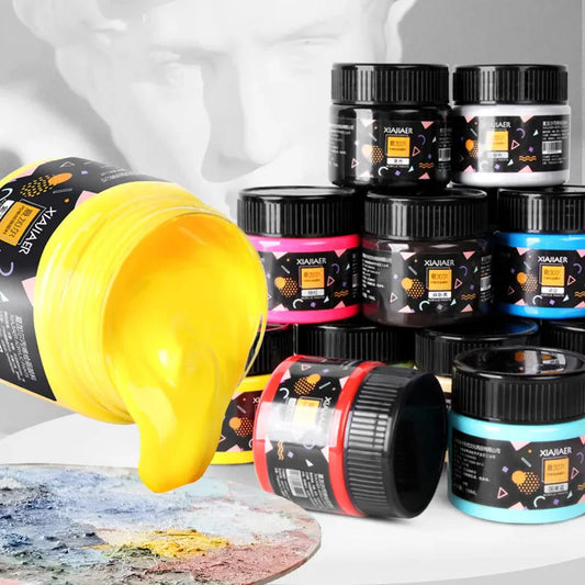 Acrylic paint 100ml hand-painted wall painting Graffiti Stone T-shirt tinned paint Studio multi-color acrylic paint