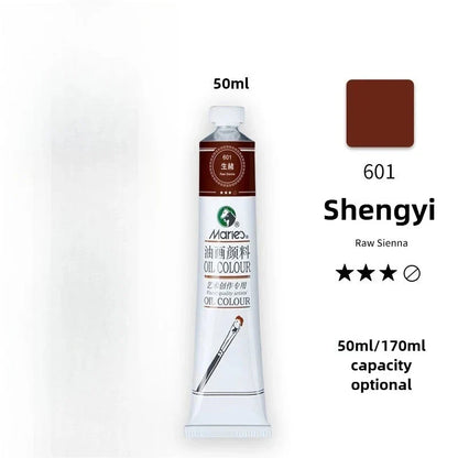 Maries Oil Paint 50ML Oil Painting Art Creation Pigment Large Oil Paint Paint Single Commonly Used 24 Colors