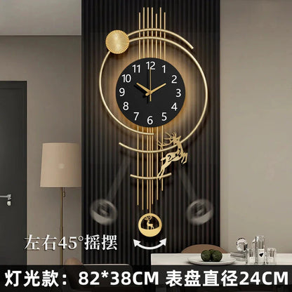 Wall Clock Large Bathroom Decor Room Digital Room Watch Interior Wall Decoration Gaming Decoration For Bedroom Accessories Live