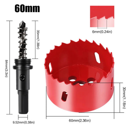 1pc 15-200mm M42 Bi-Metal Hole Saw HSS Drill Bit for Metal Iron Aluminum Stainless Plastic DIY Wood Cutter Tools