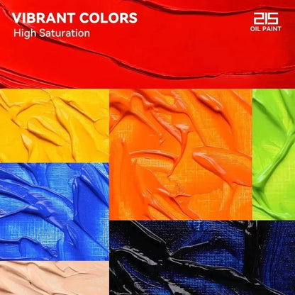 Paul Rubens Oil Paint 20 Colors 50ml Professional Oil Based Paint High Saturation Creamy Texture for Artists Beginners