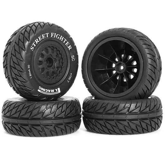 Rc Tires Truck Wheels And Tires For 1/10 RC Off-Road Vehicles