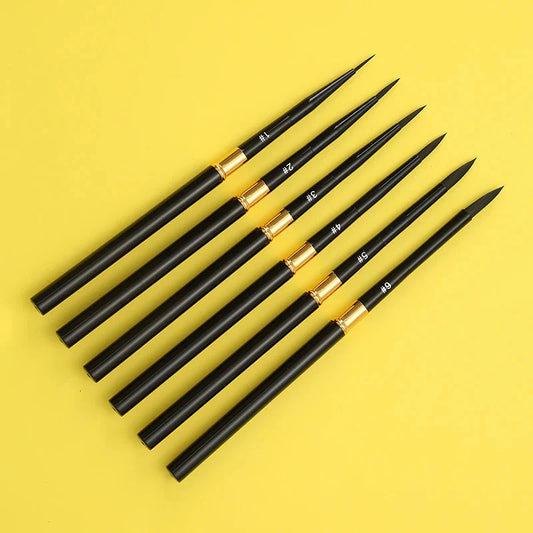 Round tip detachable Travel Paintbrush, Student Painting Graffiti paintbrush Watercolor gouache Painting Beginner art set
