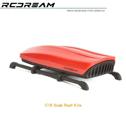 RCDream 1/18 Scale Roof Rack Roof Box for 1/18 1/24 1/12 RC Crawler Truck TRX4M Bronco AX24 #18R004