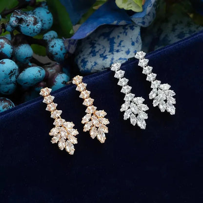 Jewelry Set HADIYANA Gorgeous Women Wedding Got Engaged Party Bridal Necklace Earrings Ring And Bracelet Set BN7840 Accessories