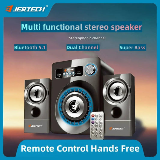 3D Subwoofer HiFi Wired Desktop Portable Bluetooth Speakers 5.1 Remote Control Home Theater Sound  Bar For Computers USB/SD card