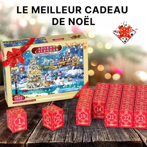 Advent Calendar 1008 Piece Puzzle Paint By Number Package