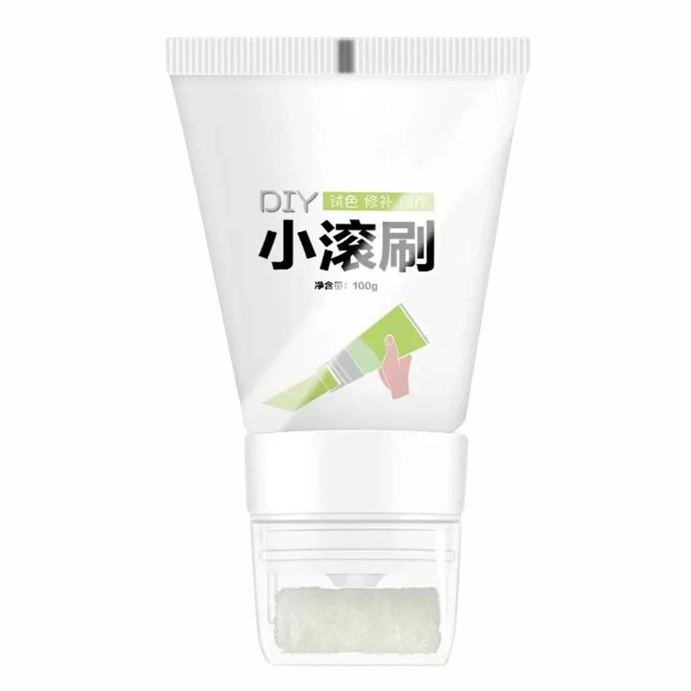 100g White Pink Wall Small Roller Brush Paint Interior Wall Repair Household Wall Graffiti Repair Environmental Protection Paint