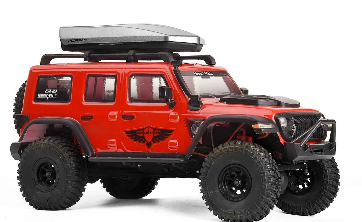 RCDream 1/18 Scale Roof Rack Roof Box for 1/18 1/24 1/12 RC Crawler Truck TRX4M Bronco AX24 #18R004