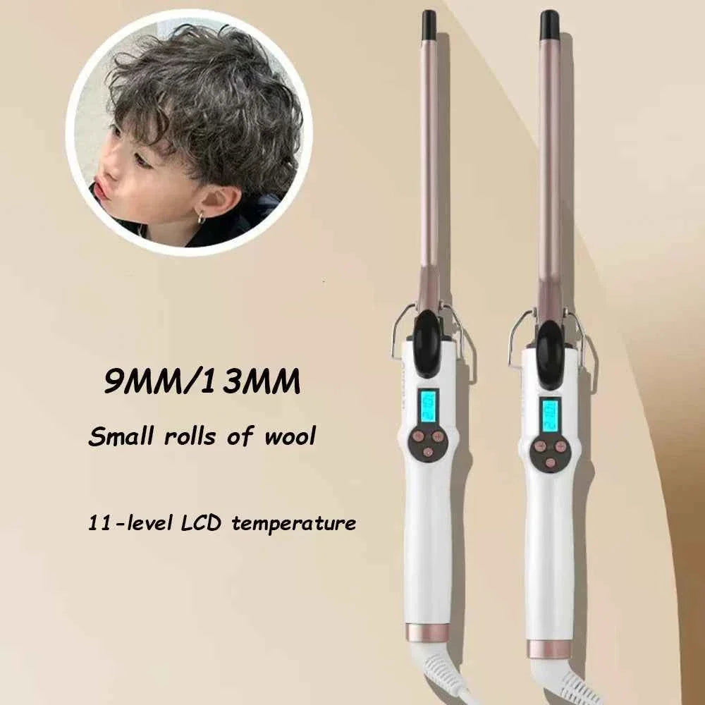 Electric Heating Curly Hair Stick Curling Iron Hair Straightener Wave Waver Beauty Salon Styling Tool Appliances Crimping Iron
