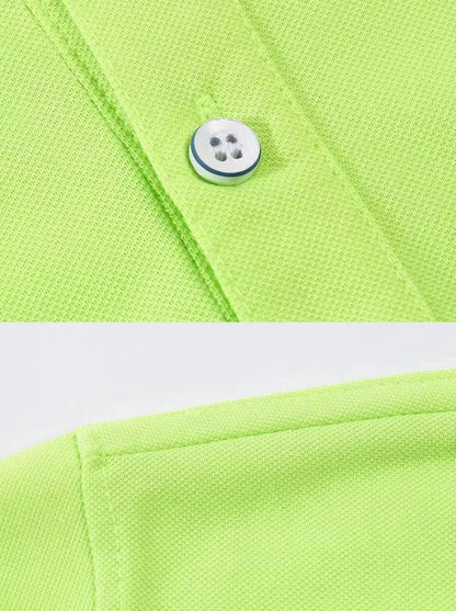 Mens Polo Shirts Short Sleeve Casual Solid Color Fashion Summer Lapel Male Turndown Tops Work Clothes Breathabl Comfortable