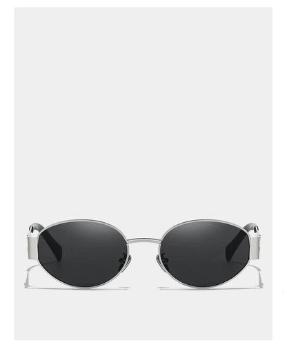 New Sunglasses For Women And Men Sun Glasses Alloy Oval Eyewear