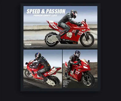 RC Motorcycles 1:6 1:10 Electric Motor RC Cars High Speed 4CH Remote Control Racing Motorcycle Drift Car Kids Xmas Festival Gift