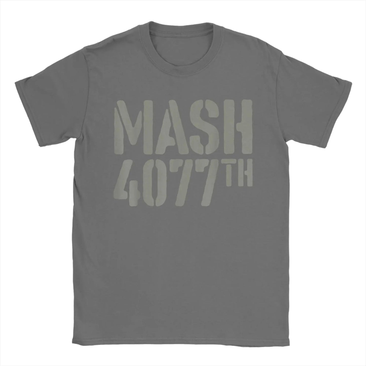 Oversized T Shirt Summer Men MASH 4077 Hipster T-Shirts  Pure Cotton Tee Shirt for Mens Awesome Printed Short Sleeve Top Tees