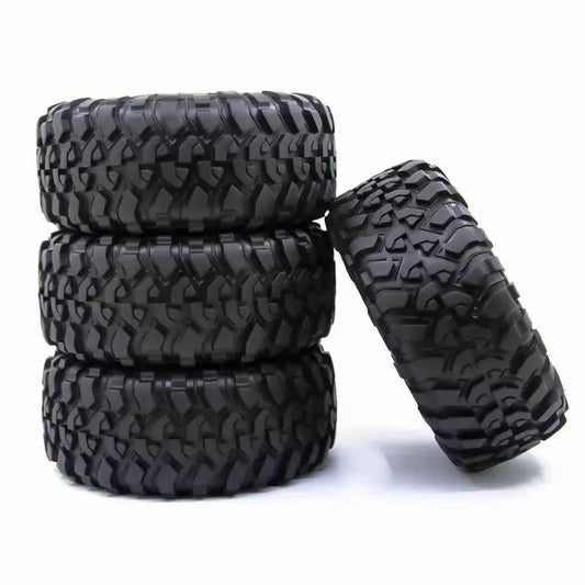 RC 120MM 1.9" Rubber Rocks Tires for 1:10 RC Rock Crawler Axial SCX10 Canyon Trail Trax TRX-4 TRX6 #8174