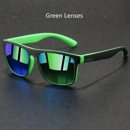 Fashion Vintage Square Sunglasses Men Women Fishing Driving Man Luxury Brand Designer Sun Glasses  Retro Eyewear UV400