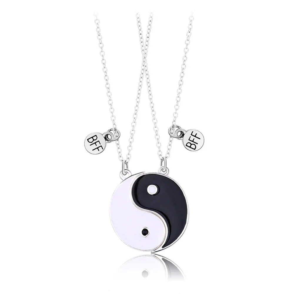 New Best Friends Necklace For Women Girls Broken Heart Puzzle Musical Note Pendant Necklaces BFF Friendship Forever Jewelry Gift