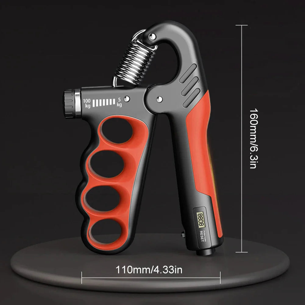 5-100 KG Grip Strength Trainer Non-Slip Gripper Stress Relief Adjustable Resistance for Musicians Athletes Hand Injury Recovery