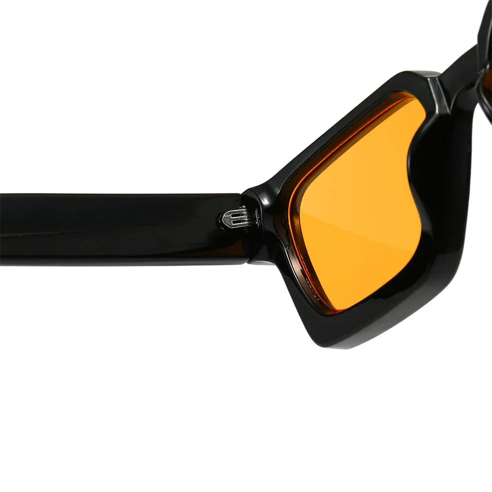 KLASSNUM Men Square Frame Sunglasses 2025 Luxury Brand Designer Sun Glasses Retro Trendy Shades UV400 Unisex Women Glasses New