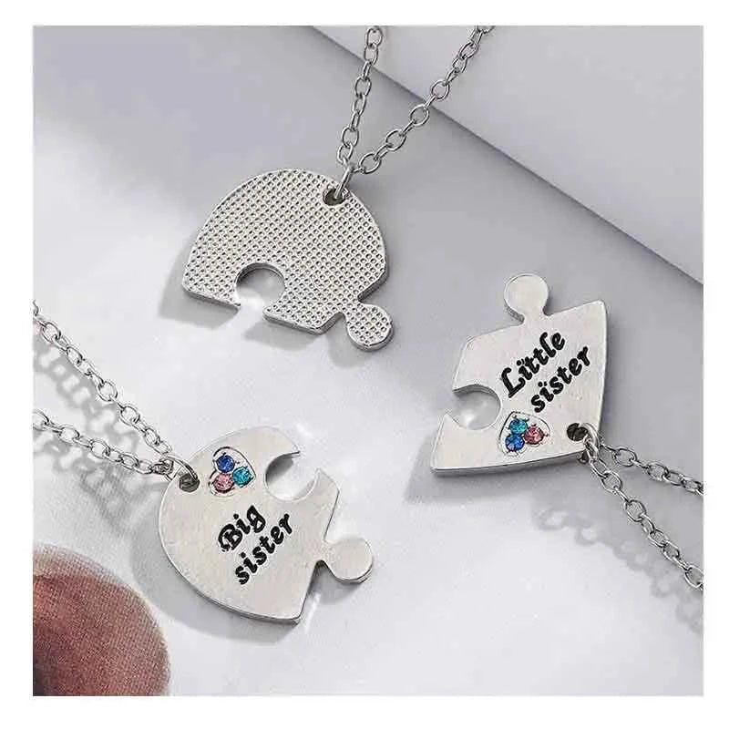 New Best Friends Necklace For Women Girls Broken Heart Puzzle Musical Note Pendant Necklaces BFF Friendship Forever Jewelry Gift