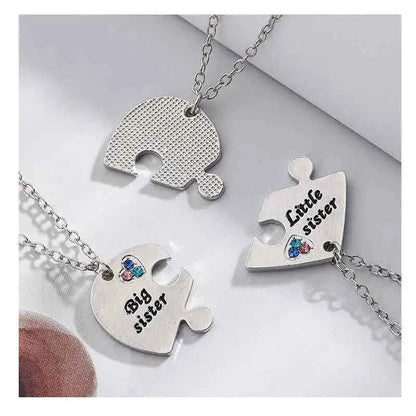 New Best Friends Necklace For Women Girls Broken Heart Puzzle Musical Note Pendant Necklaces BFF Friendship Forever Jewelry Gift