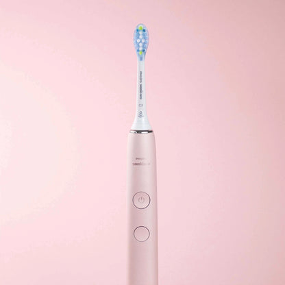 Philips Electric toothbrush Sonicare DiamondClean 9000 HX9912, Bluetooth enabled,Equipped with one W2 and one C3 brush head