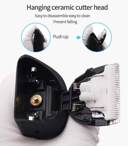 Professional Hair Clippers For Men Quiet Cordless Electric Groin & Pubic Body Hair Trimmer Wet/Dry Groomer Clippers Shaver Razor