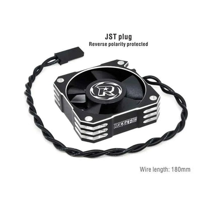 ROCKET-RC 25/30/35/40/50mm V2 Metal Cooling Fan 32000/28000/21000/16000/10000RPM for 1/8 1/10 1/12 RC Car 540/550/3650 Motor ESC