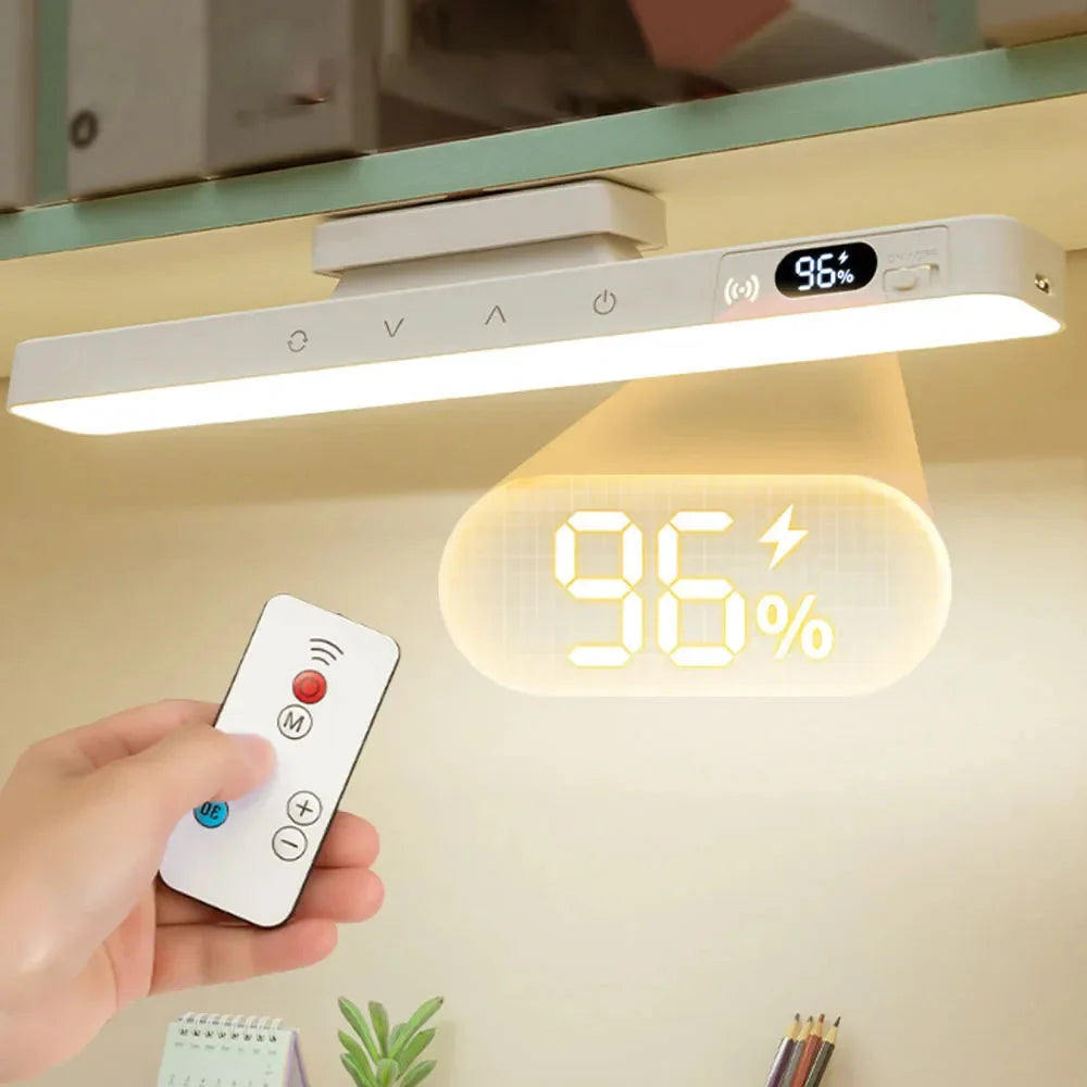 Touch Table Lamp Magnetic Desk Lamp Bulit-in Rechargeable Battery for Reading Cabinet Mirror Bedside Rechargeable Night Lights