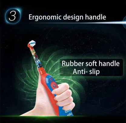 Oral B Electric Toothbrush for Kids Rotation Clean Teeth for Kids 3+ Soft Bristle for Child Waterproof Toothbrush