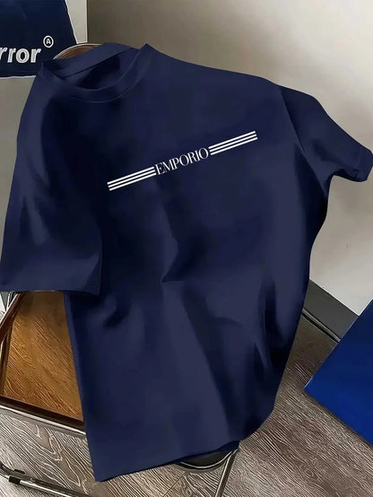 Men's T-Shirts - Breathable Moisture-Wicking Short Sleeve Round Neck Casual & Athletic Tees, All-Season Comfort Fit for Gym