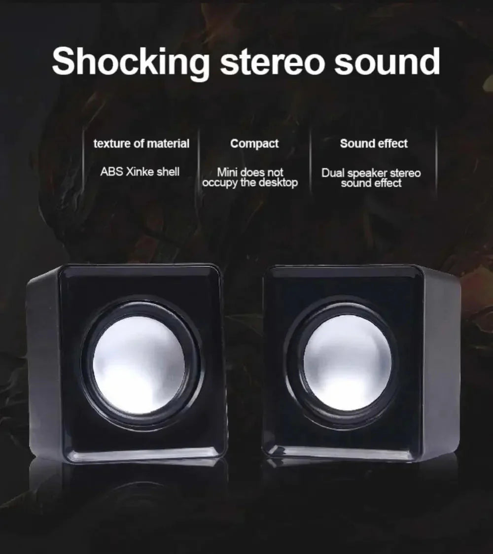Computer Speaker For PC Laptop Desktop Caixa De Som Sound Box Music Audio System Bocina Column Acoustics Coluna Amplified Unit