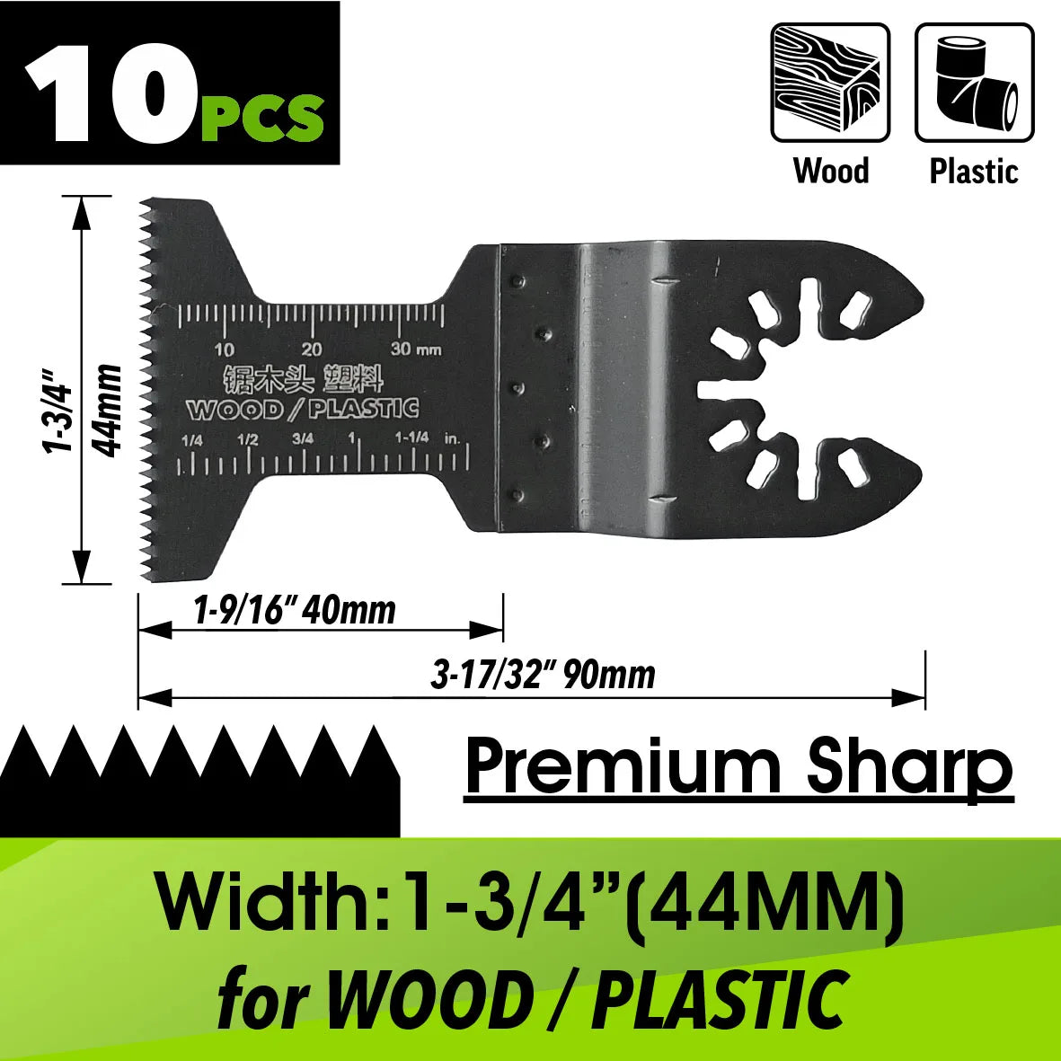 Oscillating Saw Blades Kit，Multitool Blades - Compatible with Milwaukee Dewalt  Worx Skil AEG Ryobi