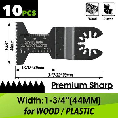 Oscillating Saw Blades Kit，Multitool Blades - Compatible with Milwaukee Dewalt  Worx Skil AEG Ryobi