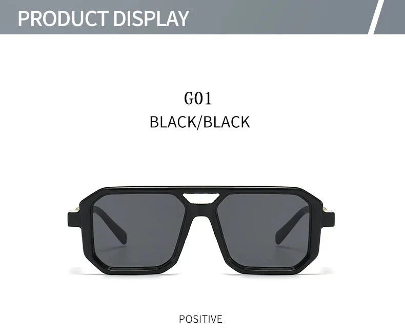 2024 Square Sunglasses For Men Vintage Fashion Glasses Sunglasses Women Trendy Dropshipping Shades Gafas De Sol Hombre Lunette