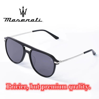 MASERATI Sunglasses New Fashion goggles Stylish Unframed Metal rimmed Shades for Men Women Cool Pose Trendy Design 10785