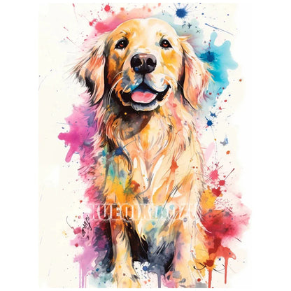Animal Diamond Painting Graffiti Rhinestone Embroidery Dog Mosaic Cross Stitch Children Gift Art Handmade Home Decoration