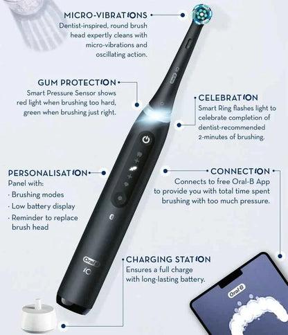 Oral B Electric Toothbrush IO Series Rechargable Waterproof Smart Rotating Timing Electronic Tooth Brushes iO4 iO5 iO7 iO9